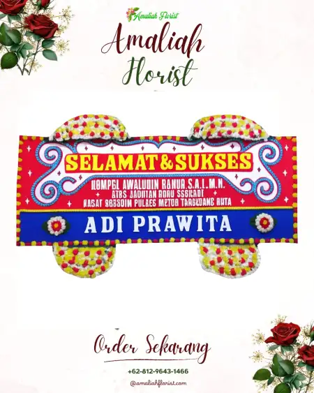 Papan Bunga Ucapan Selamat Purwokerto Wetan